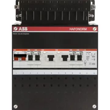 ABB 1SPF006907F0124 Groepenkast HAD3232-22T+H42 Hafonorm 4x achter 2x30mA + T + HS, 1-f