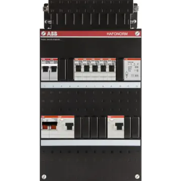 ABB 1SPF006907F0322 Groepenkast HAD3332-22FT+H42 Hafonorm 5x achter 2x 30mA + FT + HS, 1-f