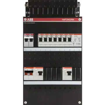 ABB 1SPF006907F0383 Groepenkast HAD3433-22FT+H42 Hafonorm 7x achter 2x 30mA + FT + HS, 1-f