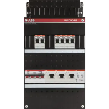ABB 1SPF006907F0551 Groepenkast HAD323232-222T+H44 Hafonorm 6x achter 3x 30mA + T + HS, 3-f