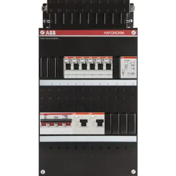 ABB 1SPF006907F1726 Groepenkast HAD3333-22T+H44 Hafonorm 6x achter 2x 30mA + T + HS, 3-f