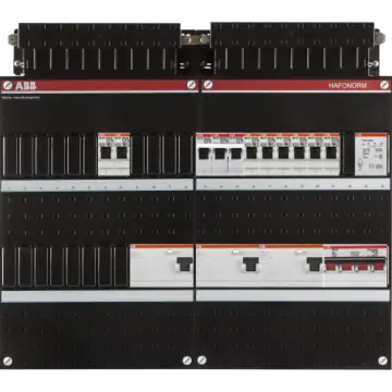ABB 1SPF006908F2690 Groepenkast HE-H44-44.44-0.72.7K3.73T Hafonorm 8x achter 3x 30mA + KT + HS, 3-f