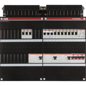 ABB 1SPF006908F2710 Groepenkast HE-H44-44.44-0.73.7K3.74T Hafonorm 10x achter 3x 30mA + KT + HS, 3-f