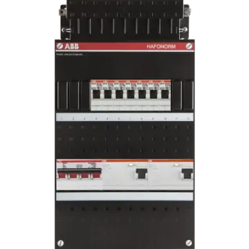 ABB 1SPF006909F0249 Groepenkast HAD3433-44+H44 Hafonorm 7x achter 2x 30mA + HS, 3-f
