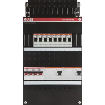ABB 1SPF006909F0252 Groepenkast HAD3434-44+H44 Hafonorm 8x achter 2x 30mA + HS, 3-f