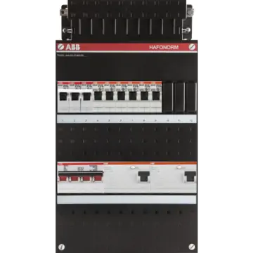 ABB 1SPF006909F0356 Groepenkast HAD3333-44K+H44 Hafonorm 6x achter 2x 30mA + K + HS, 3-f
