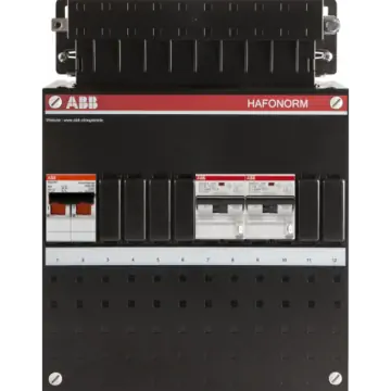 ABB 1SPF006915F0110 Groepenkast HC200/1+H42 Hafonorm 2x 16A/30mA + HS, 1-f