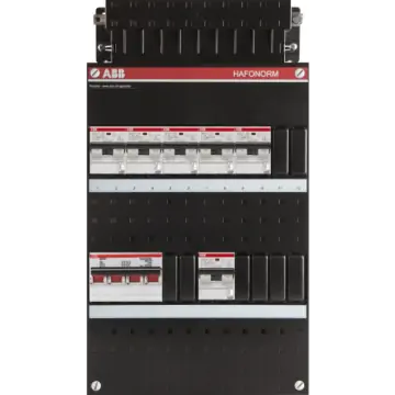 ABB 1SPF006916F0172 Groepenkast HC600/3+H44 Hafonorm 6x 16A/30mA + HS, 3-f