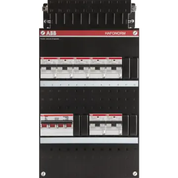 ABB 1SPF006916F0219 Groepenkast HC700/3+H44 Hafonorm 7x 16A/30mA + HS, 3-f