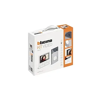 Bticino BT364612 Videokit met 1 drukknop met buitenpost Linea 3000 + binnenpost Classe100V16E 