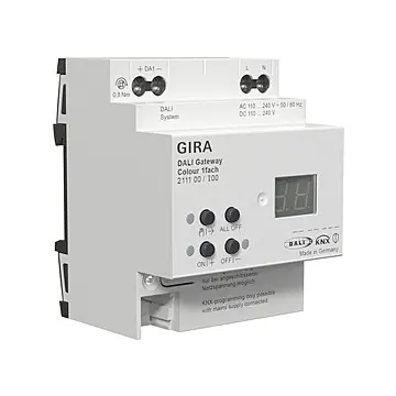Gira 211100 DALI gateway Colour 1-voudig voor KNX
