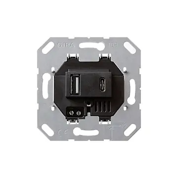 Gira 236900 USB voedingseenheid tweevoudig Type A / type C