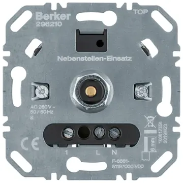 Berker 296210 Draaibijpost 3-draads