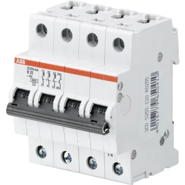 ABB 2CDS253120R0324 Installatieautomaat System pro M compact Installatieautomaat 3P + N C kar 32 A