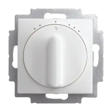 Busch-Jaeger 2711 UCDRL-914 Busch-Balance Ventilator schakelaarsokkel 1-polig zonder nulstand Alpinwit