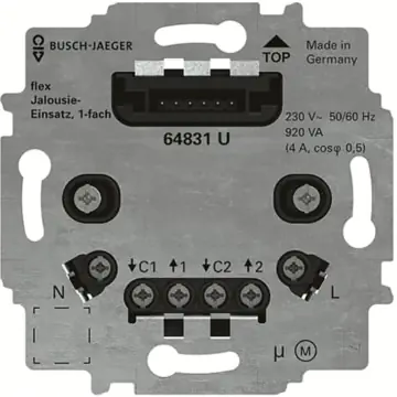 Busch-Jaeger 64831 U Jaloeziesokkel Flex 1-voudig