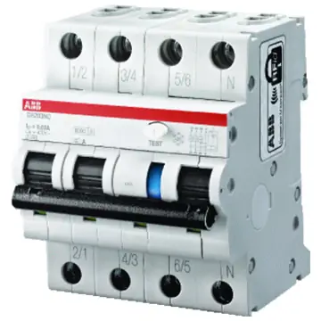 ABB 2CSR256140R1164 Aardlekautomaat System pro M compact Aardlekautomaat 3P+N, C Kar, 16A, 30mA, 6kA A type