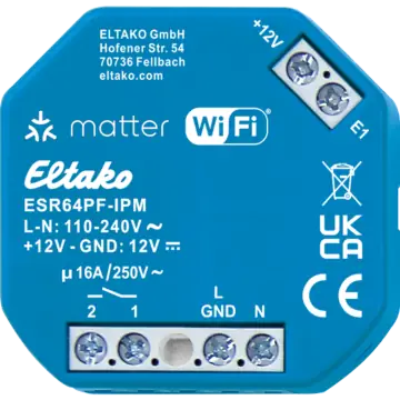 Eltako EUD64NPN-IPM Impuls-schakelactor met IP Matter via Wi-Fi Optioneel EnOcean 1 maakcontact potentiaalvrij 16A