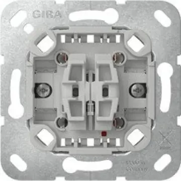 Gira 381500 Basiselement wipschakelaar 10 AX 250 V~ Serieschakelaar (zonder bevestigings- klauwen)