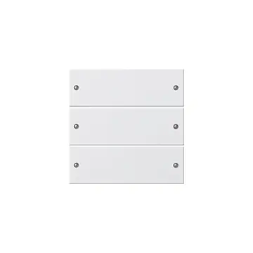Gira 218303 Systeem 55 Wippenset 3-voudig Zuiver wit glanzend