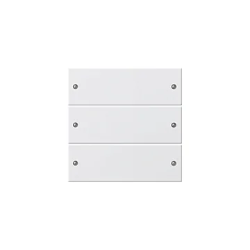 Gira 218327 Systeem 55 Wippenset 3-voudig Zuiver wit mat