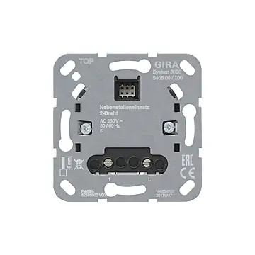 Gira 540800 System 3000 basiselement voor neveneenheid 2-draads