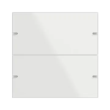 Gira 502212 KNX Wippenset 2-voudig voor tastsensor 4.95 Glas wit