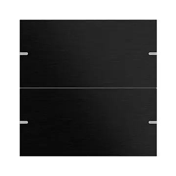 Gira 5022126 KNX Wippenset 2-voudig voor tastsensor 4.95 Aluminium zwart