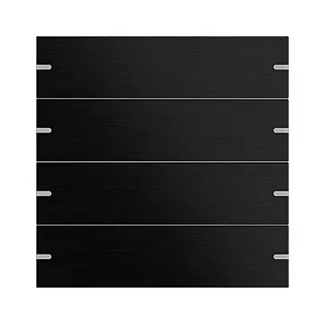 Gira 5004028 KNX Wippenset 4-voudig voor tastsensor 4.95 Aluminium zwart