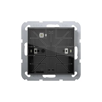 Gira 501100 Tastsensor 4.55 Standard 1-voudig voor KNX met inbedrijfstellingswip