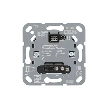 Gira 540000 System 3000 Universeel LED dimmer basiselement Standard