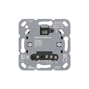 Gira 540300 System 3000 Relais- schakelbasiselement