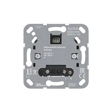 Gira 540900 System 3000 basiselement voor neveneenheid 3-draads