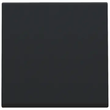 Niko 161-31002 Afwerkingsset voor elektronische schakelaar of drukknop Black coated 