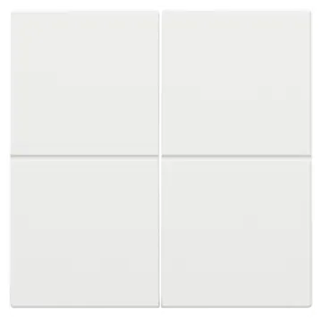 Niko 154-00060 tweevoudige toets voor het Hue systeem White Coated