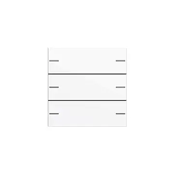 Gira 575303 Wippenset 3-voudig voor tastsensor 4 System 55 Zuiver wit glanzend