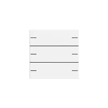 Gira 575327 Wippenset 3-voudig voor tastsensor 4 System 55 Zuiver wit mat