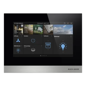 Busch-Jaeger H8236-5B-03 IP Touch 7" LAN / LAN Paneel Zwart