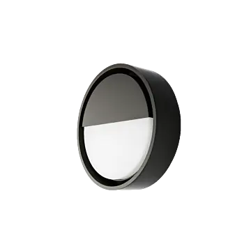 SG 605056 Frame Round Wall Zwart 7W LED 390lm 3000K Wit Ra 80