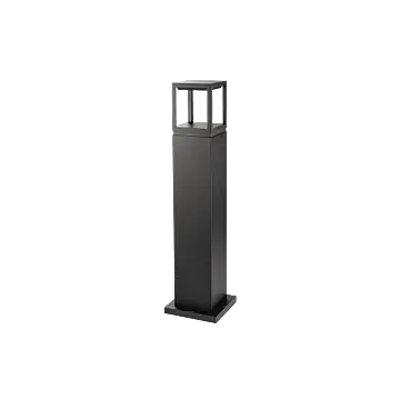SG 630064 Fagernes Bollard Sokkellamp Zwart 9W 270lm 2700K Warm Wit Ra 80