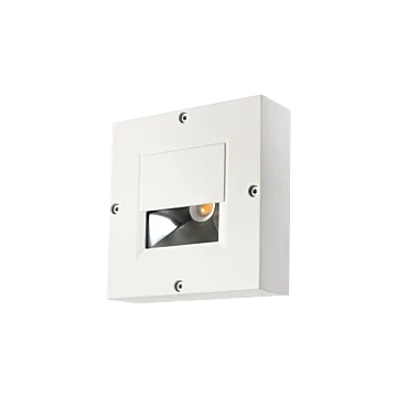 SG 923122 Callisto Wall Square Wit 3W LED 4000K Koel Wit Ra 80