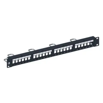 Commscope Netconnect (Amp) 760237040 Patchpaneel RJ45 CAT6 24ports Zwart (behuizing leeg)