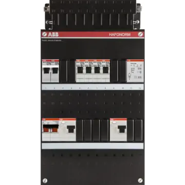 ABB 1SPF006907F0281 Groepenkast HAD3232-22FT+H42 Hafonorm 4x achter 2x 30mA + FT + HS, 1-f