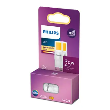 Philips 929002495231 LED Capsule ND 2-25W G9 Warm wit Multipack 2 stuks OP=OP