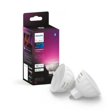 Philips 929003575302 Hue White and Color ambiance 6,3W MR16 spot (duopack)