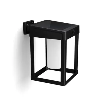 Philips 929003363701 Wandlamp op zonne-energie Camill SQ Zwart Sensor 