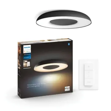 Philips 929003055501 Hue Still Plafondlamp Zwart White Ambiance inclusief DIM Switch