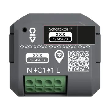Busch-Jaeger 62811 U-WL Draadloze schakelactor inbouw voor flexTronics en Free@home Wireless 1 kanaal
