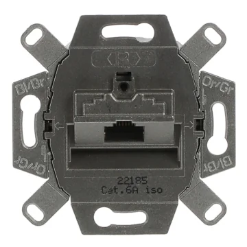 Busch-Jaeger 0218/11-101 UAE-datacontactdoos 1x RJ45 cat. 6A iso