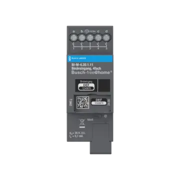 Busch Jaeger BI-M-4.20.1.11 Binaire ingang 4-voudig voor Busch-free@home